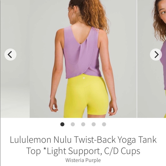 Lululemon Nulu Twist Back Yoga Tank - Picture 5 of 7